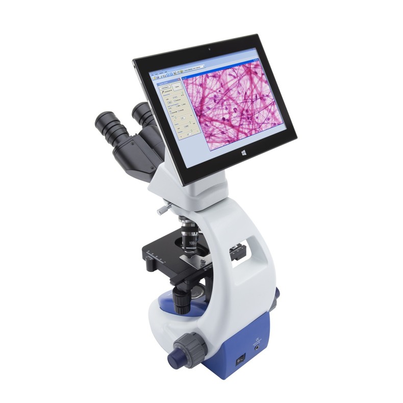 Microscopio Biológico OPTIKA B-190TB Con Tablet Incorporada